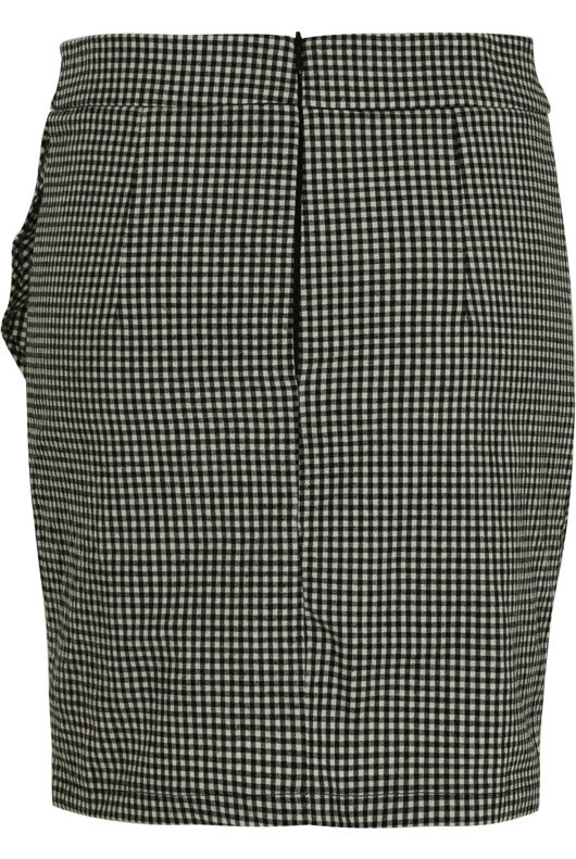 Gingham Ruffled Skirt