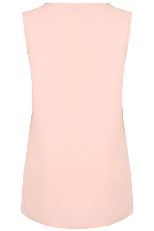 Pink Front Low Neck Crop Tops