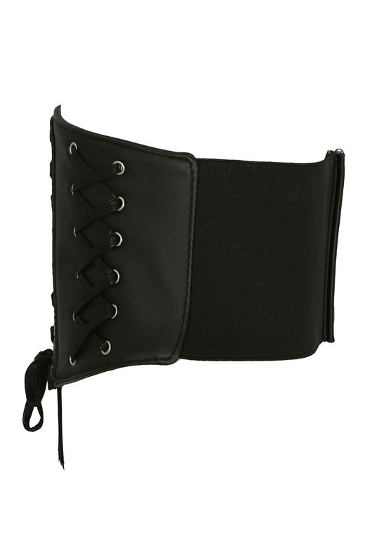 PU Lace Up Styled Corset 