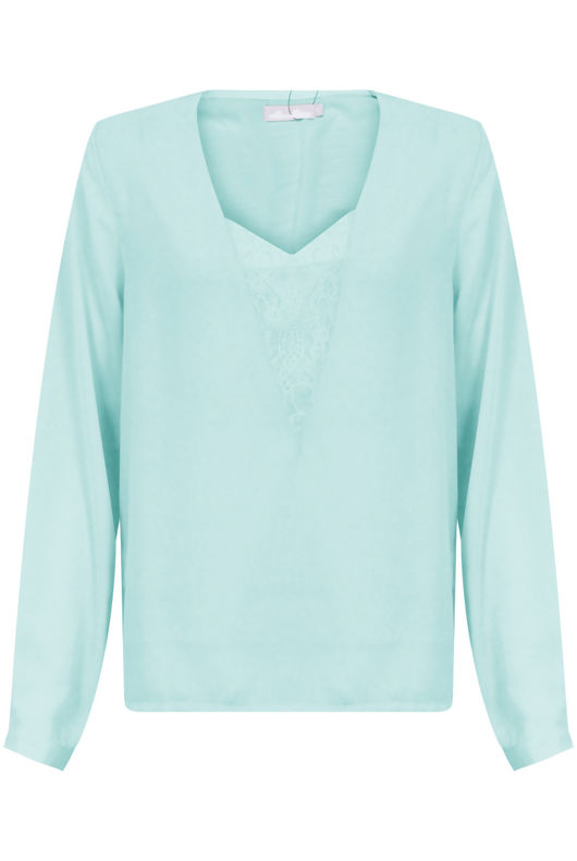 Lace Insert Blouse