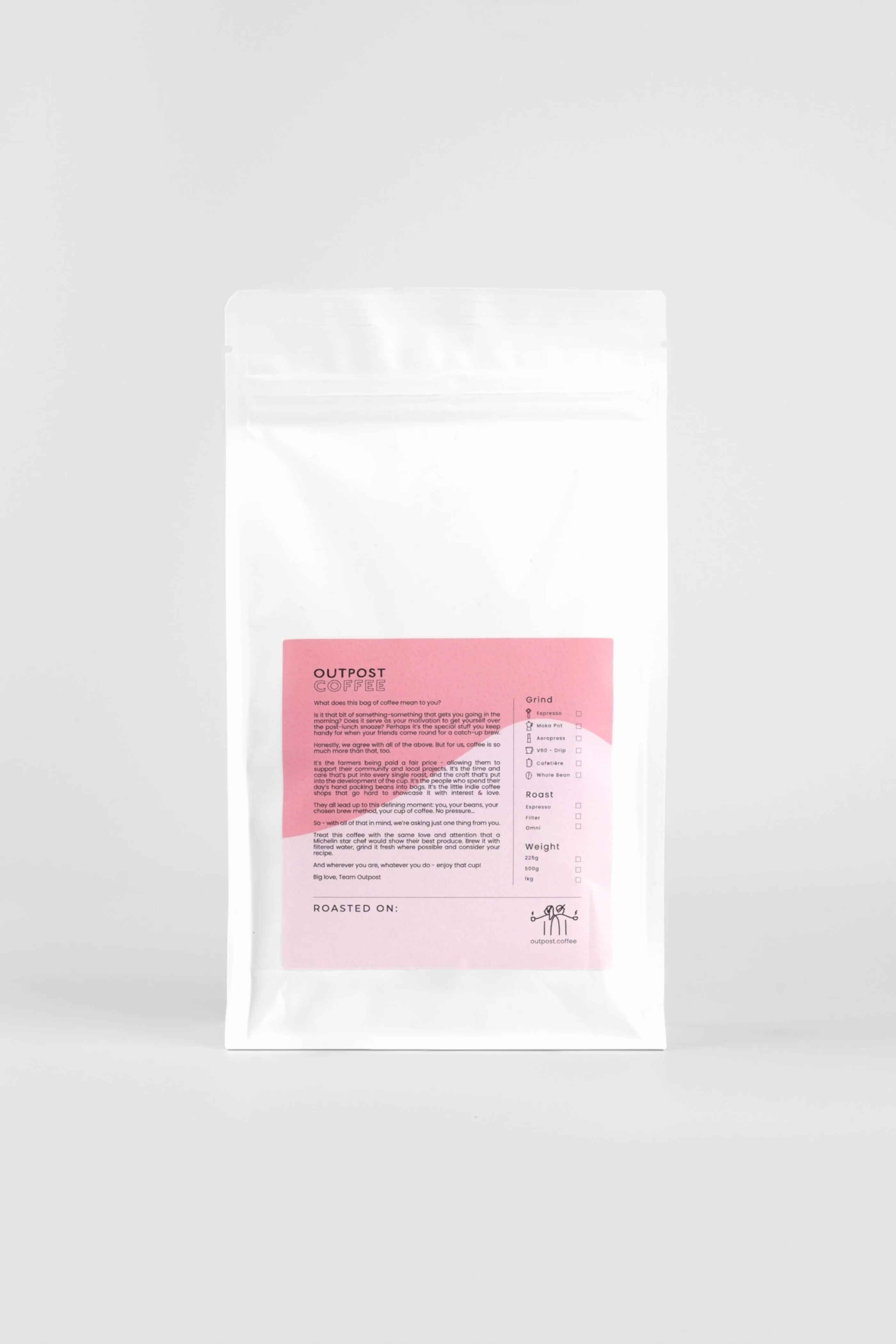 Outpost coffee timber town back