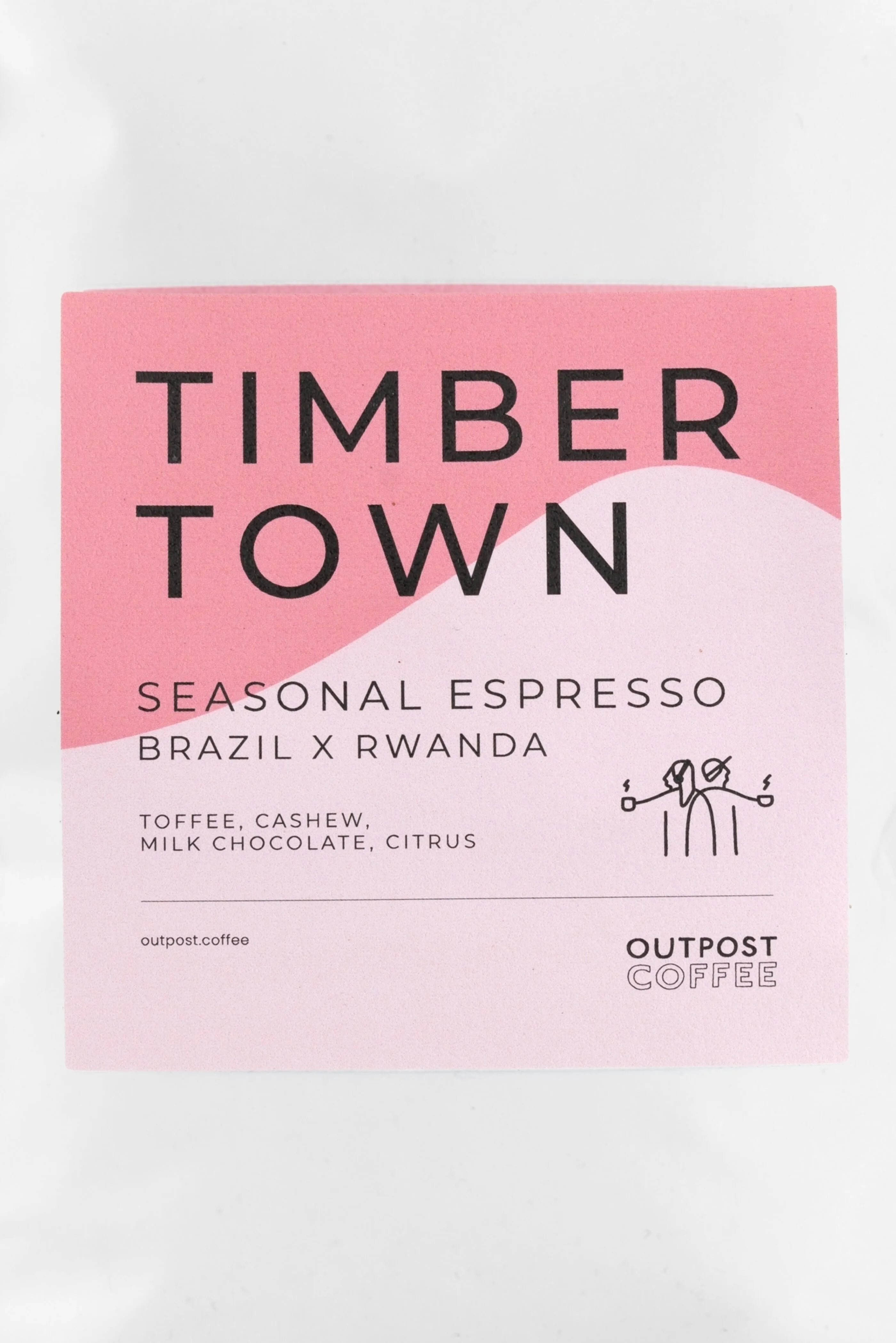 Outpost timber town close up