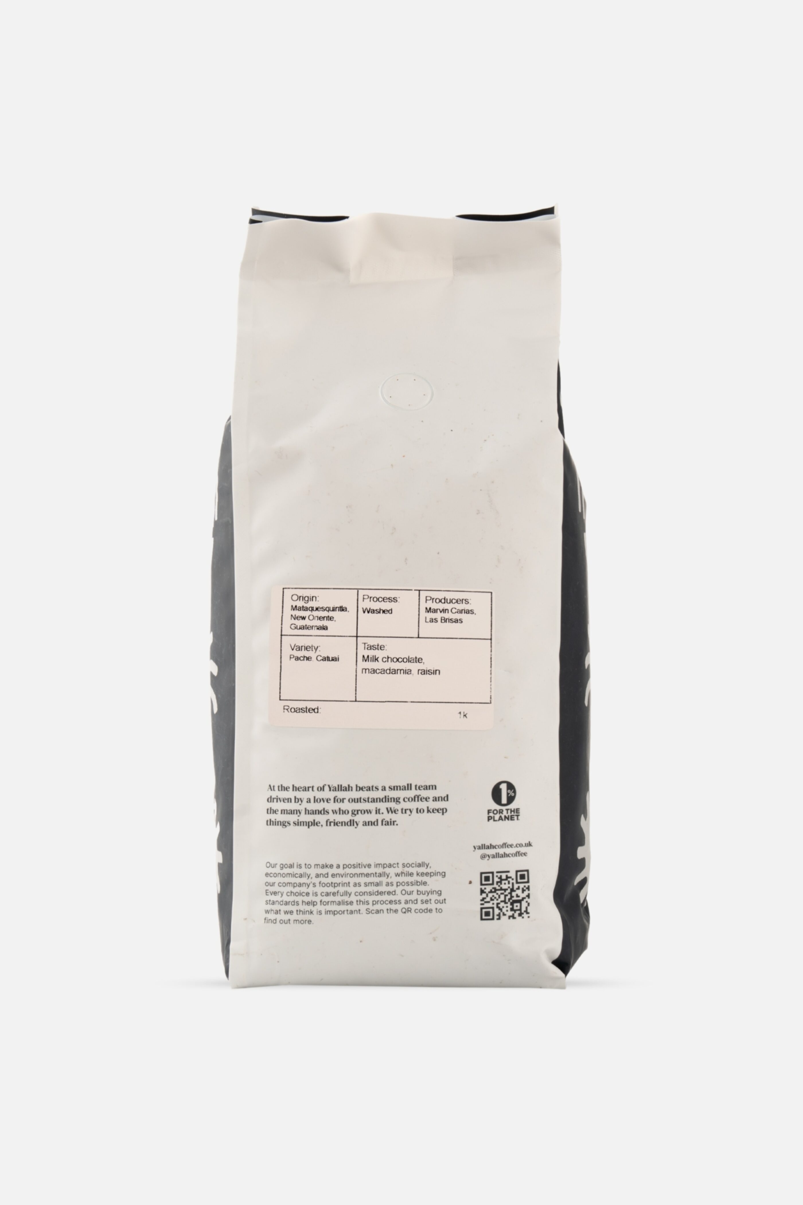 Yallah House Espresso, Guatemala - 1KG Big Bag secondary product photo