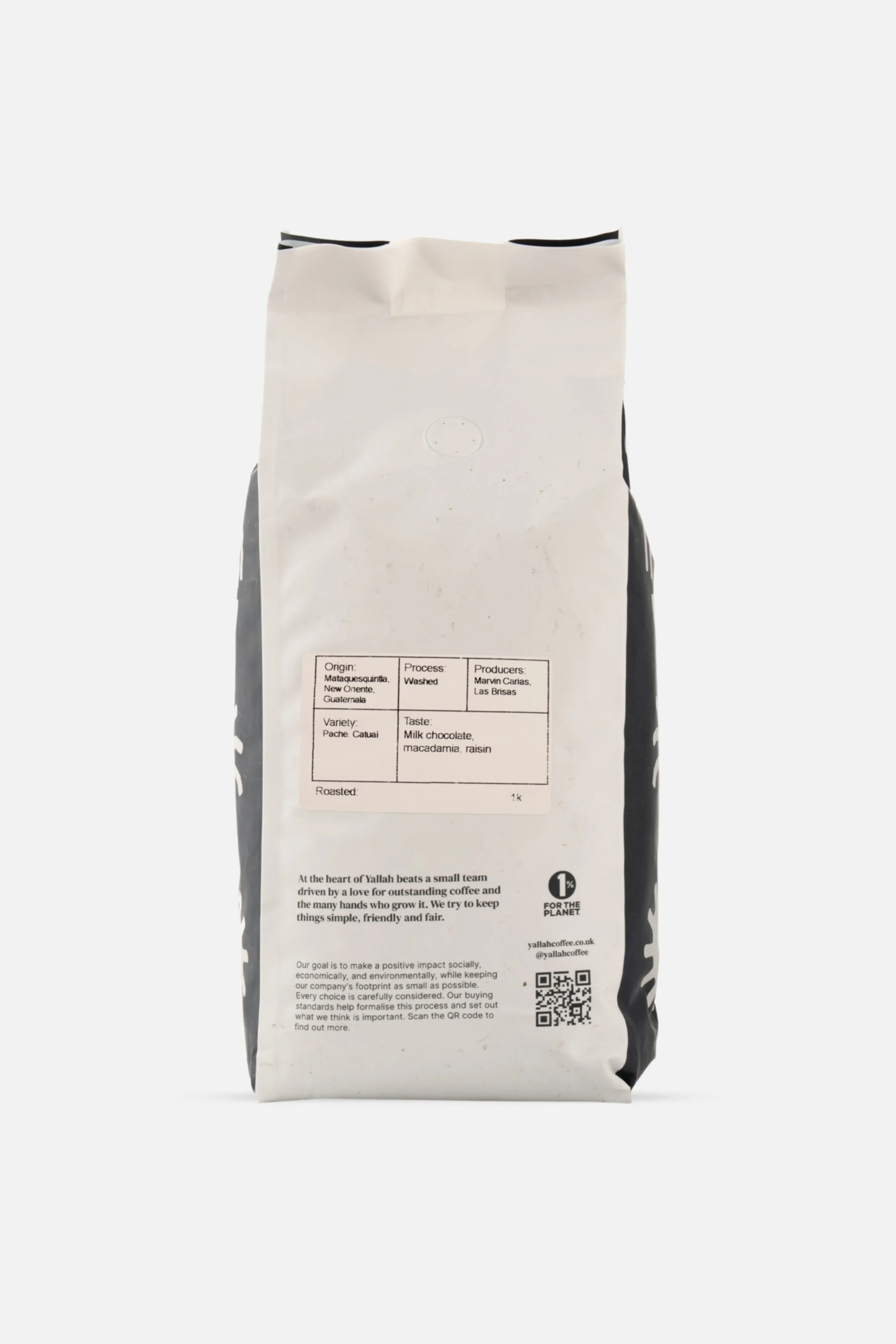 Yallah House Espresso, Guatemala - 1KG Big Bag secondary product photo