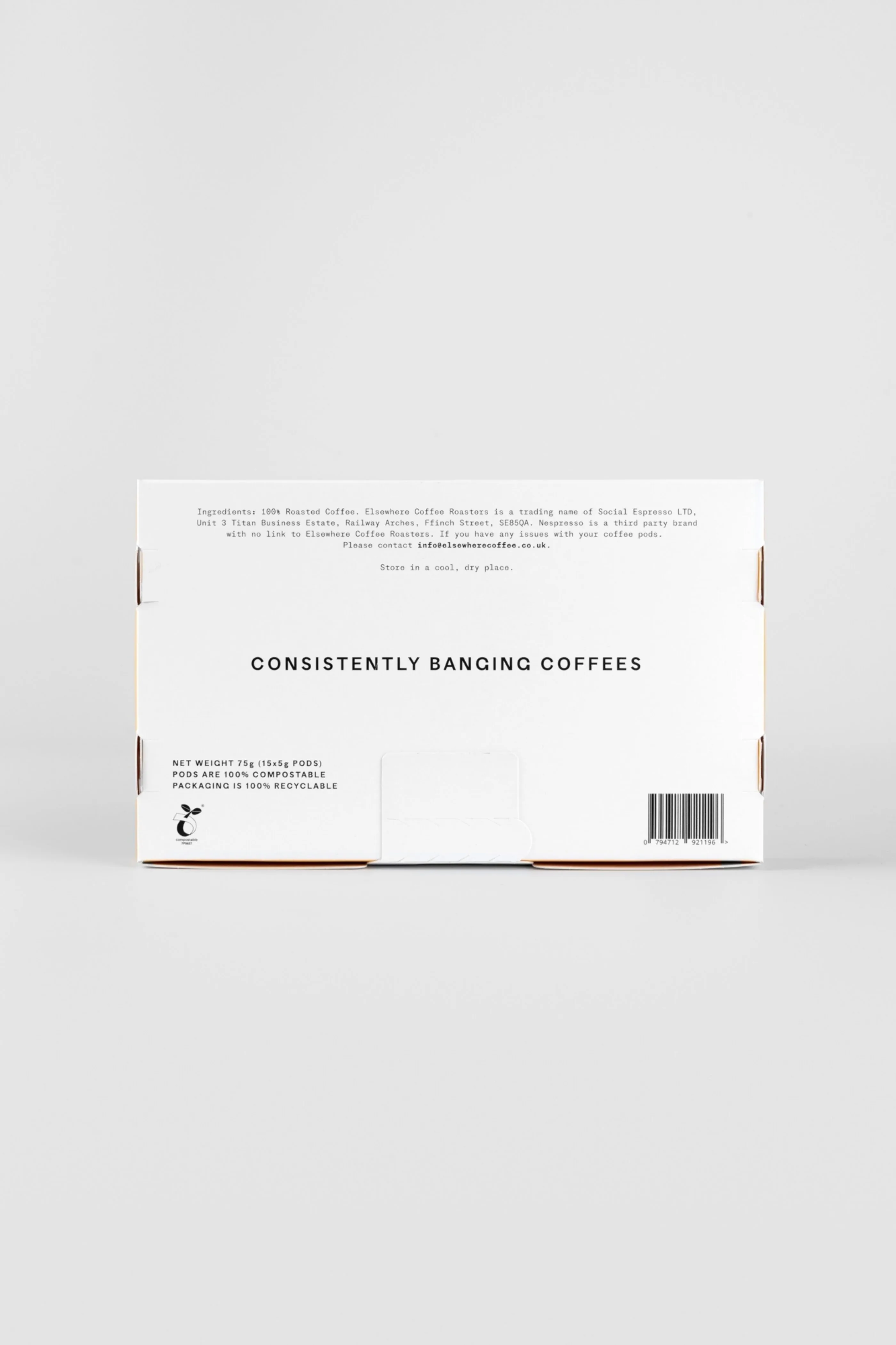 Elsewhere Coffee House Roast Pods secondary product photo