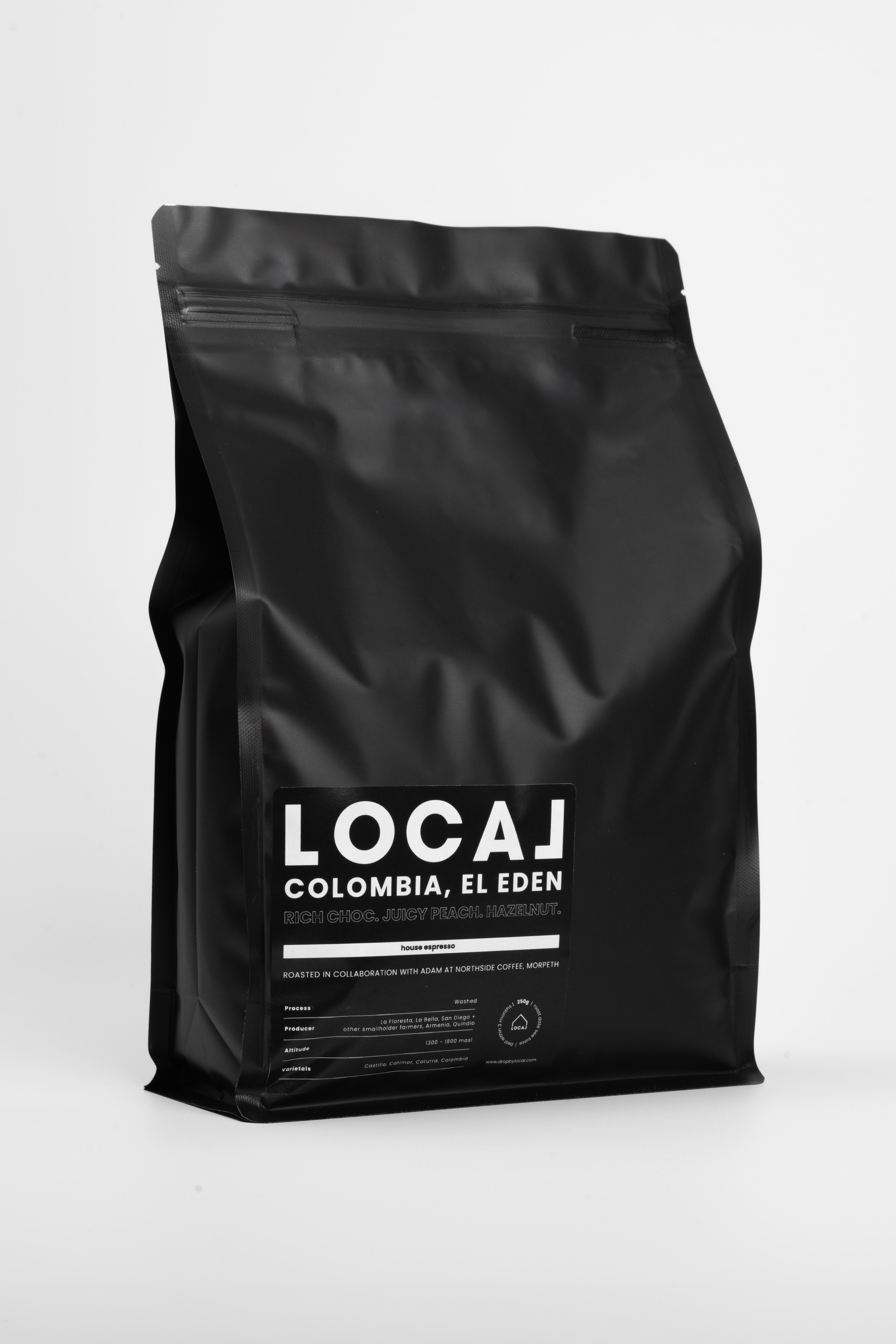 LOCAL House Espresso 1KG Big Bag- El Eden, Colombia product photo