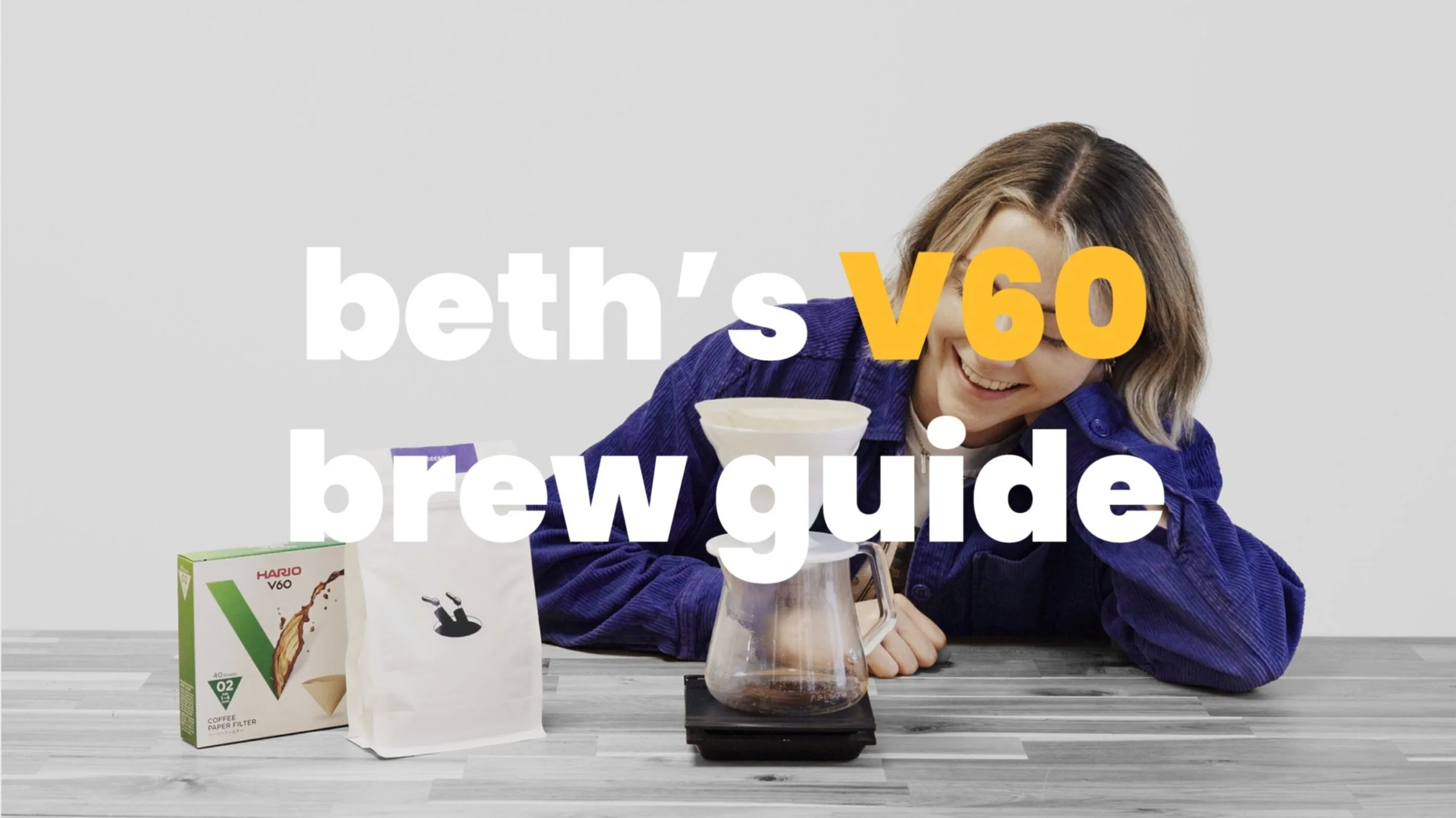 How to brew coffee with a V60 blog image