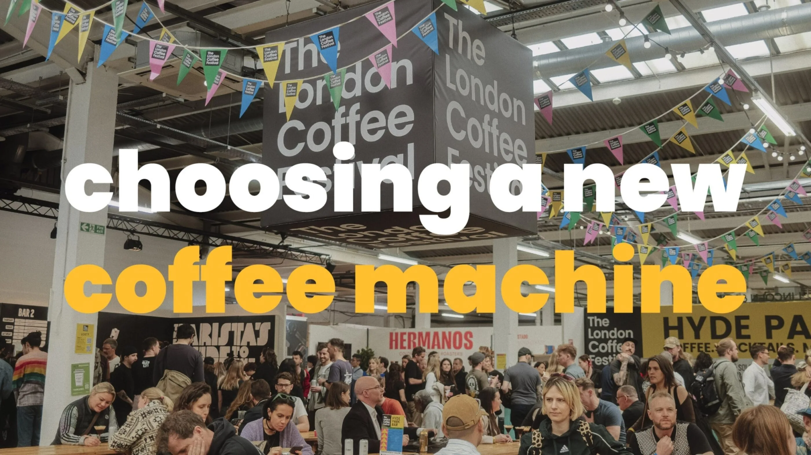 Choosing a new coffee machine blog image