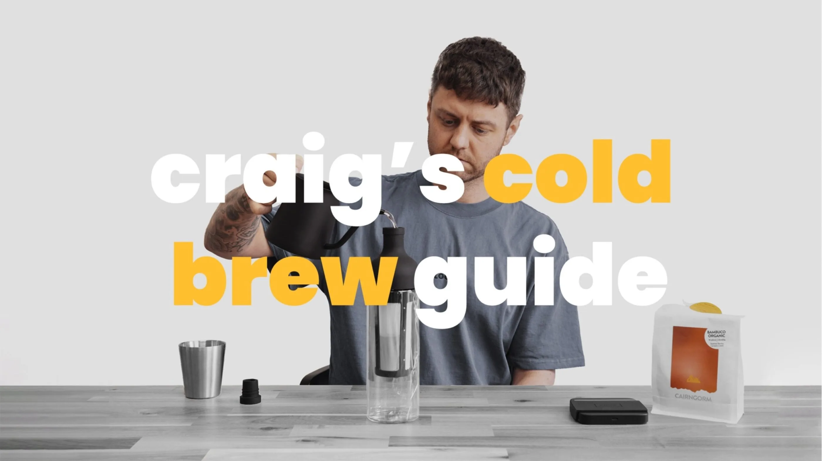 How to make cold brew coffee blog image