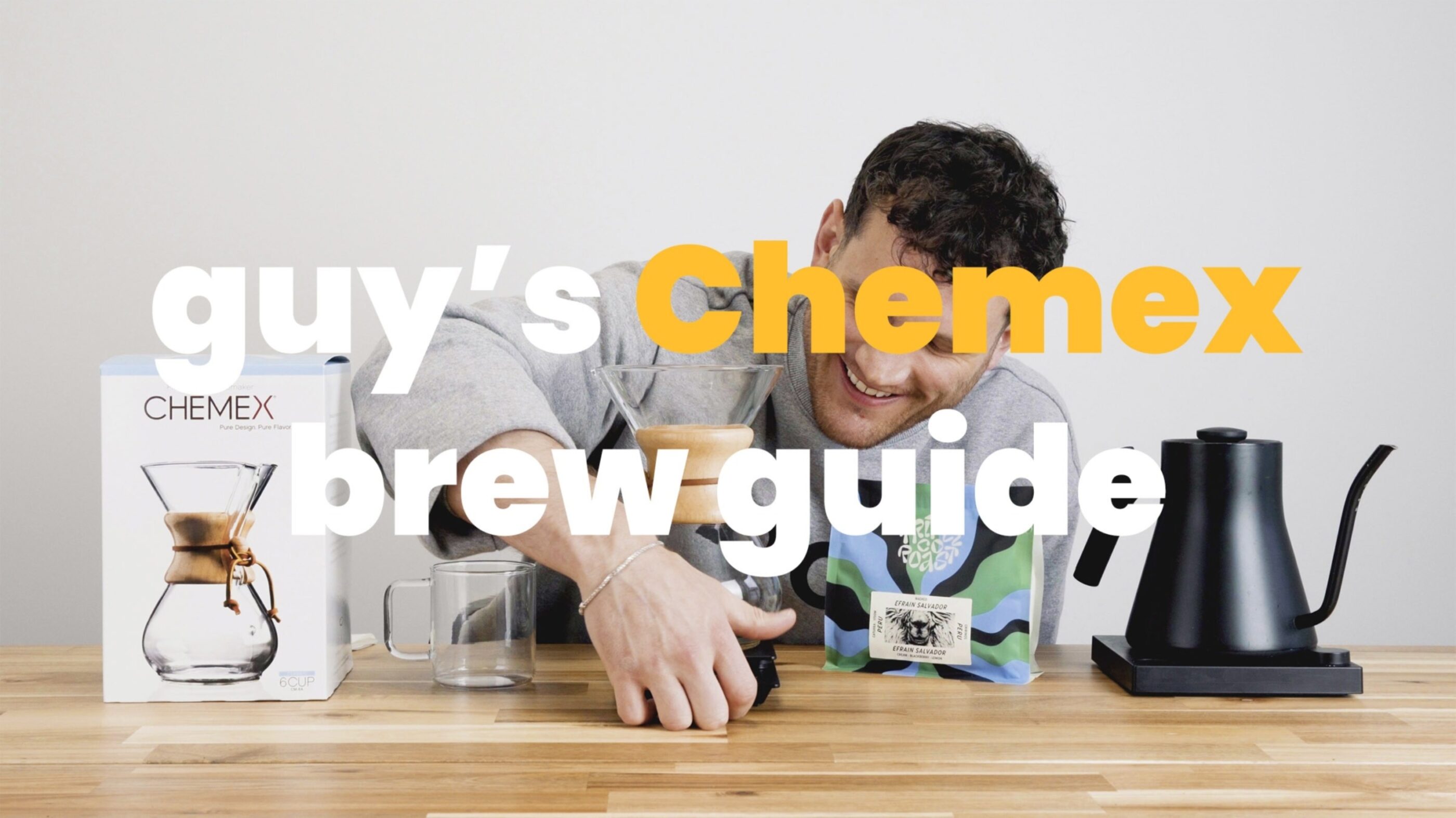 How to brew coffee with a Chemex blog image