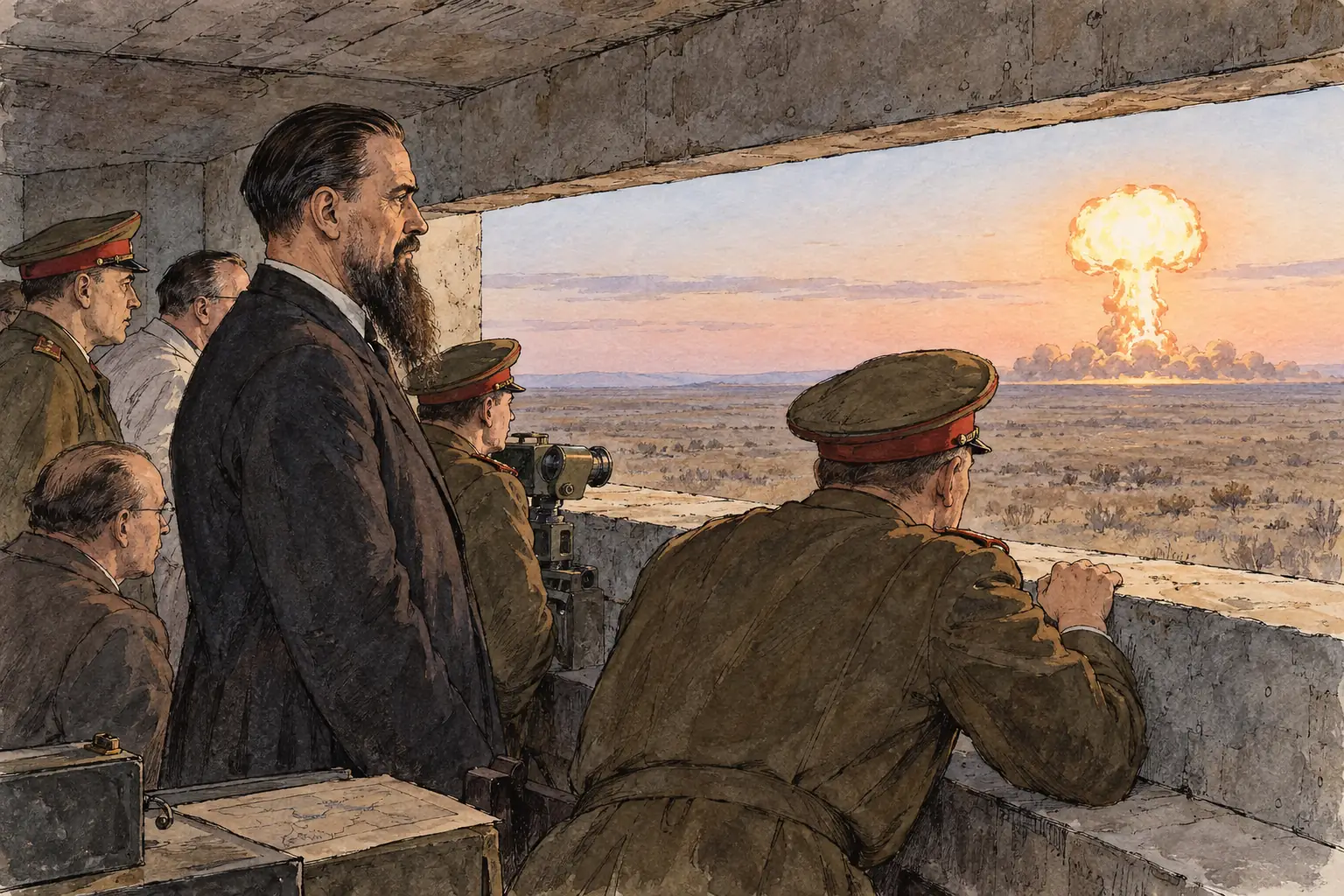 The Soviet Union tested its first atomic bomb in Kazakhstan on 29 August 1949, in a programme led by the physicist Igor Kurchatov.