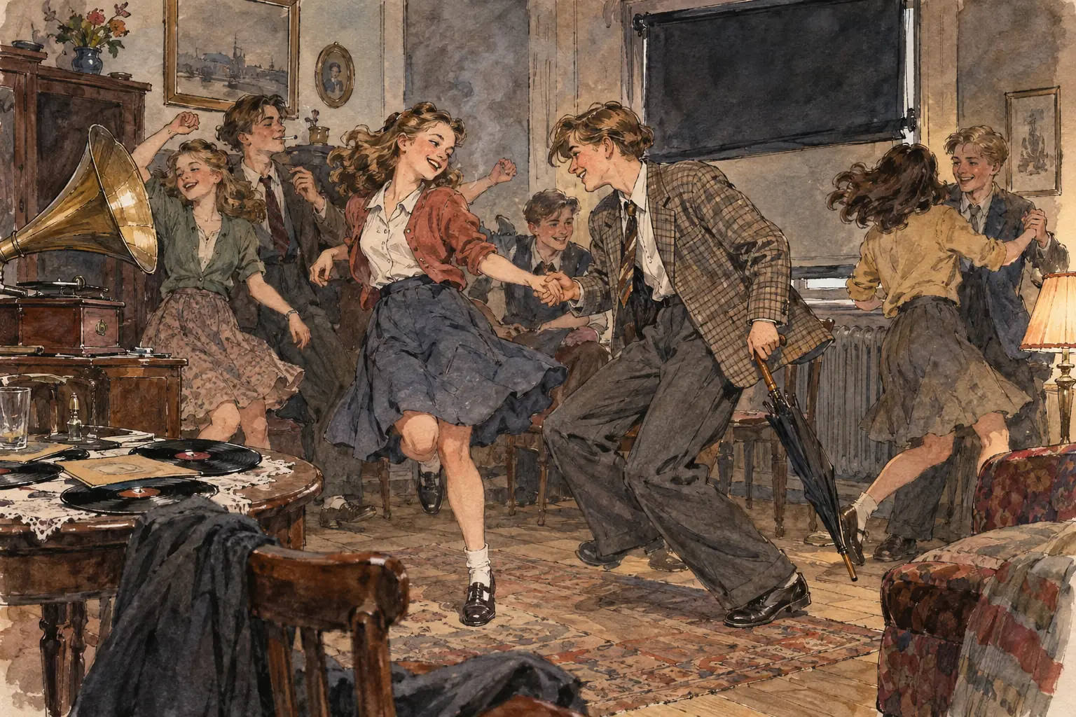 The Swing Youth rejected Nazi culture by dancing to banned American jazz