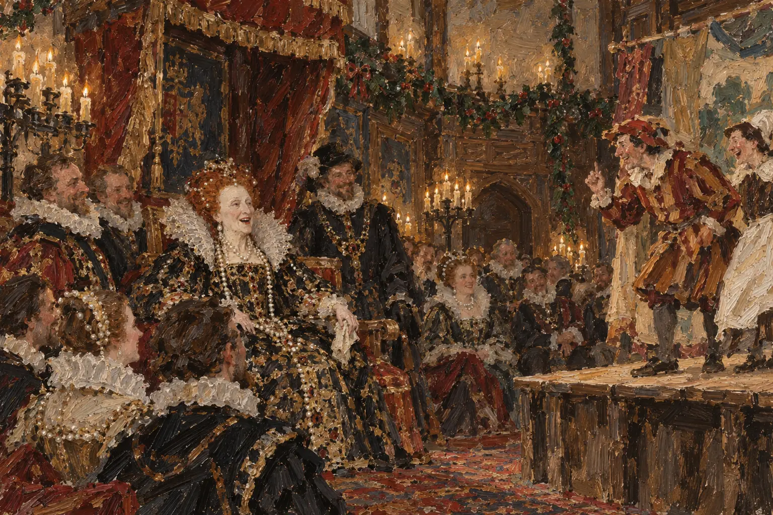 Acting companies performed at court for holidays and state occasions, and royal support protected them from their critics.