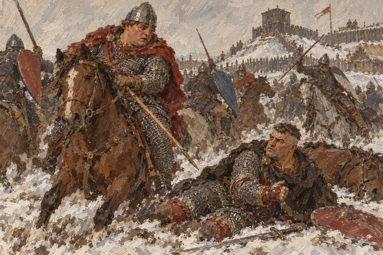 At Gerberoy in 1079 Robert wounded his father in battle