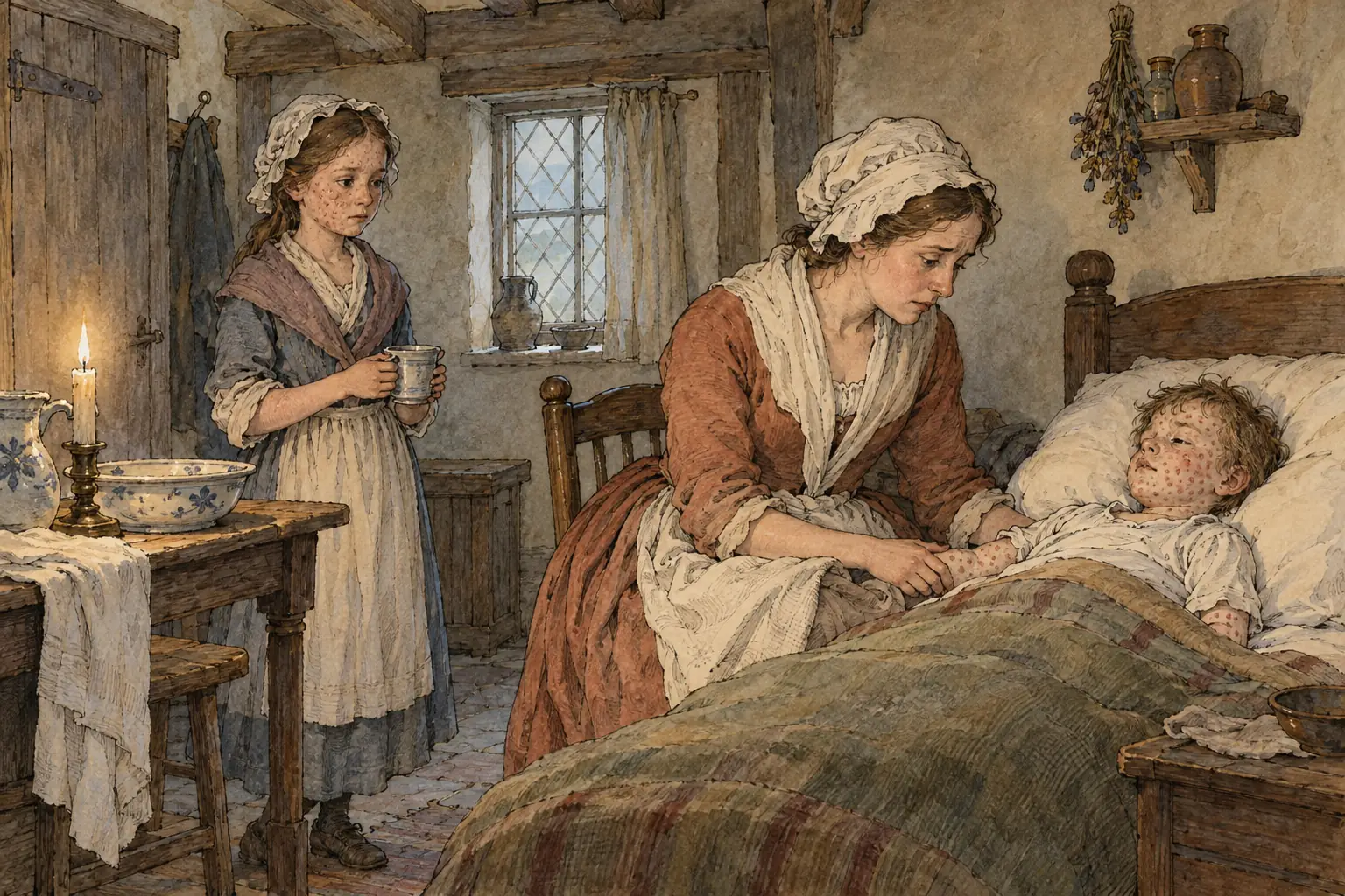 Smallpox often killed up to 30% of those infected, and children were especially vulnerable
