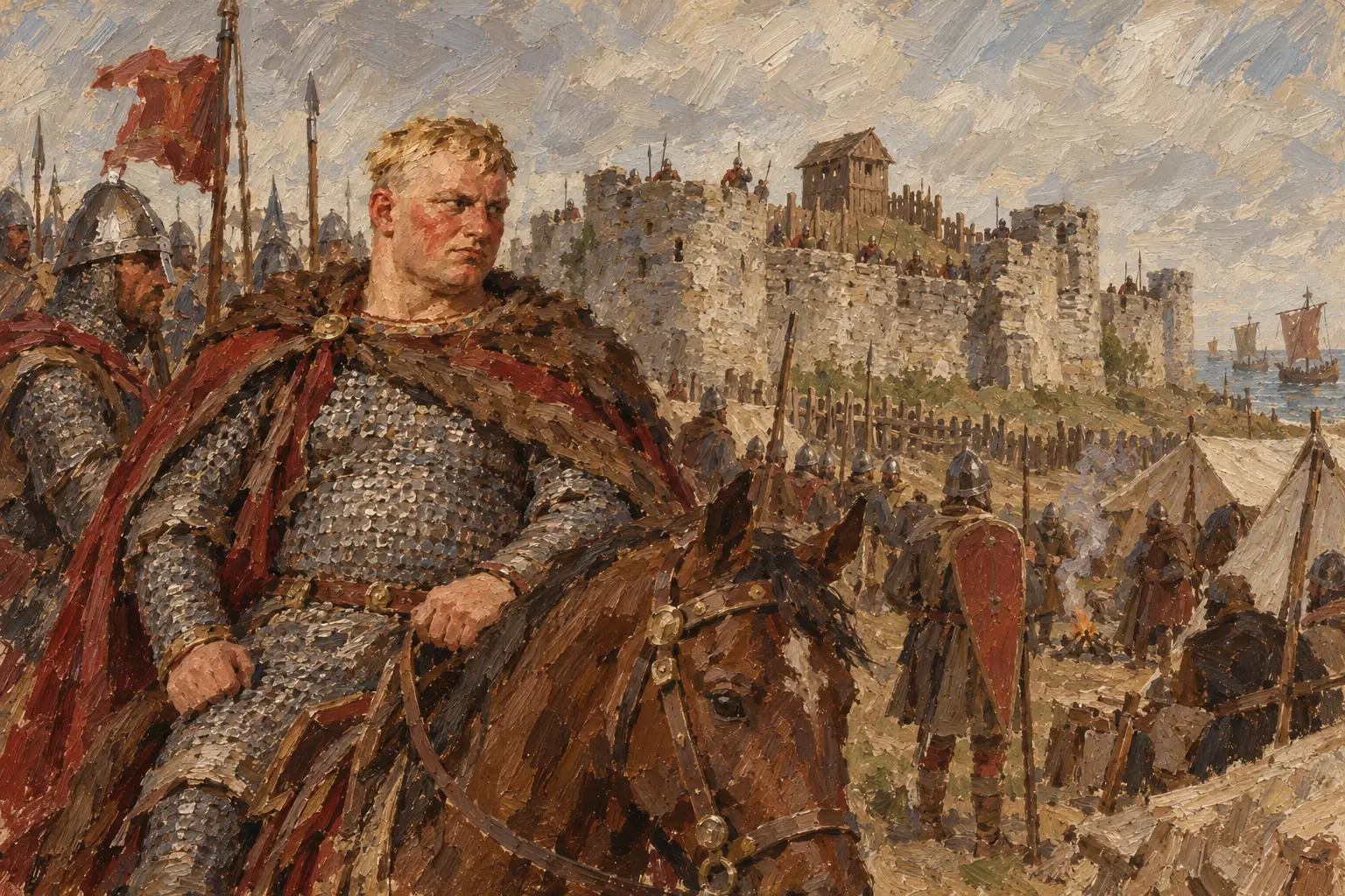 William II besieged the rebels' castles, including Pevensey, and without Robert's help the rising collapsed within months.