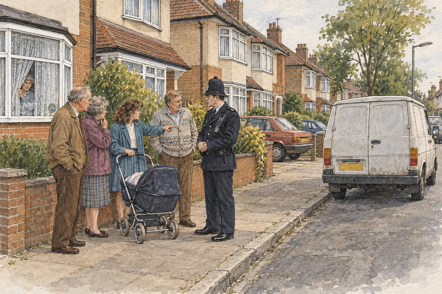 Neighbourhood Watch schemes, begun in 1982, encourage residents to look out for suspicious behaviour and report it to the police.