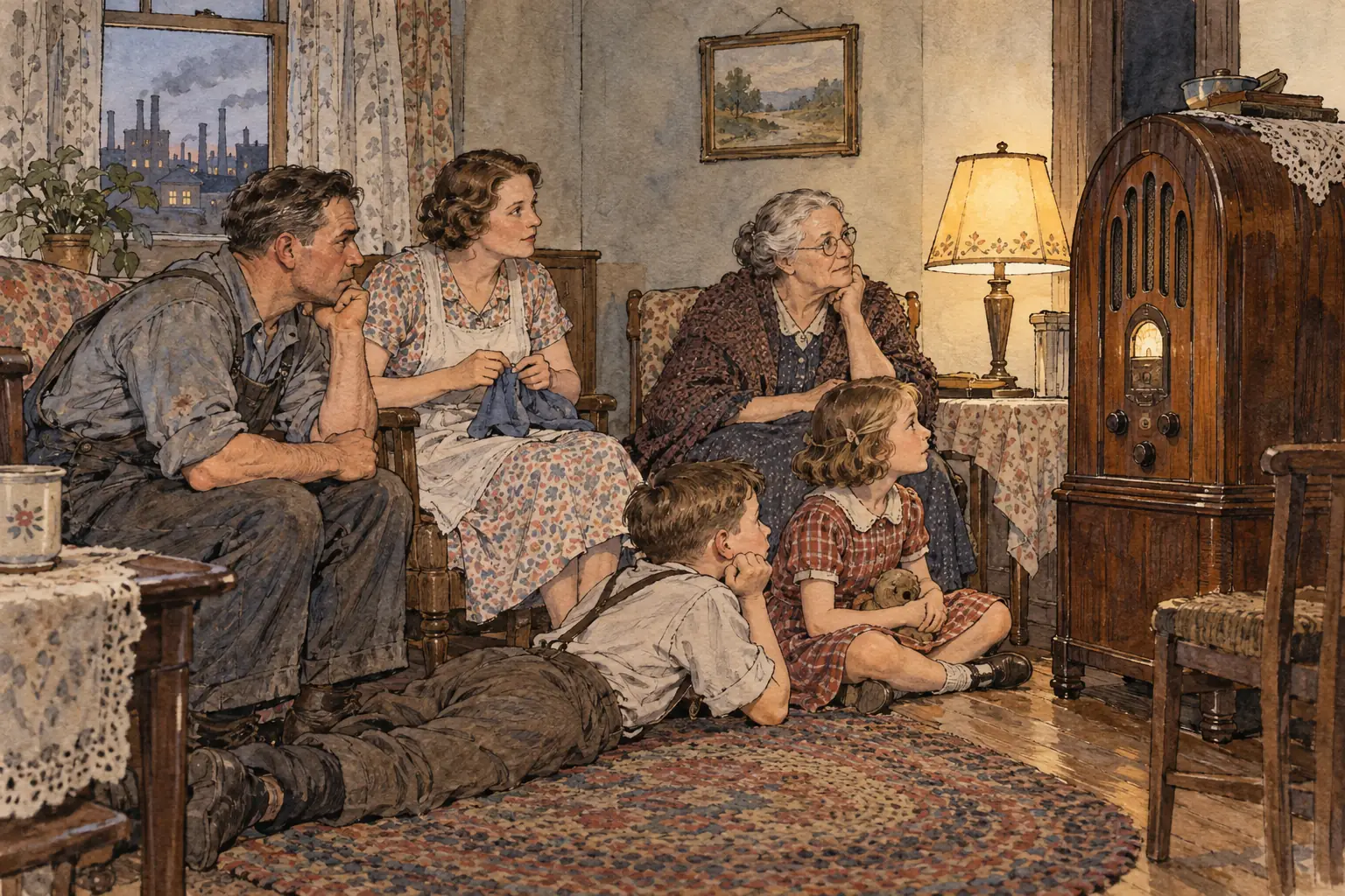 Millions of families listened to Roosevelt's fireside chats on the radio, and many felt he was speaking to them personally.