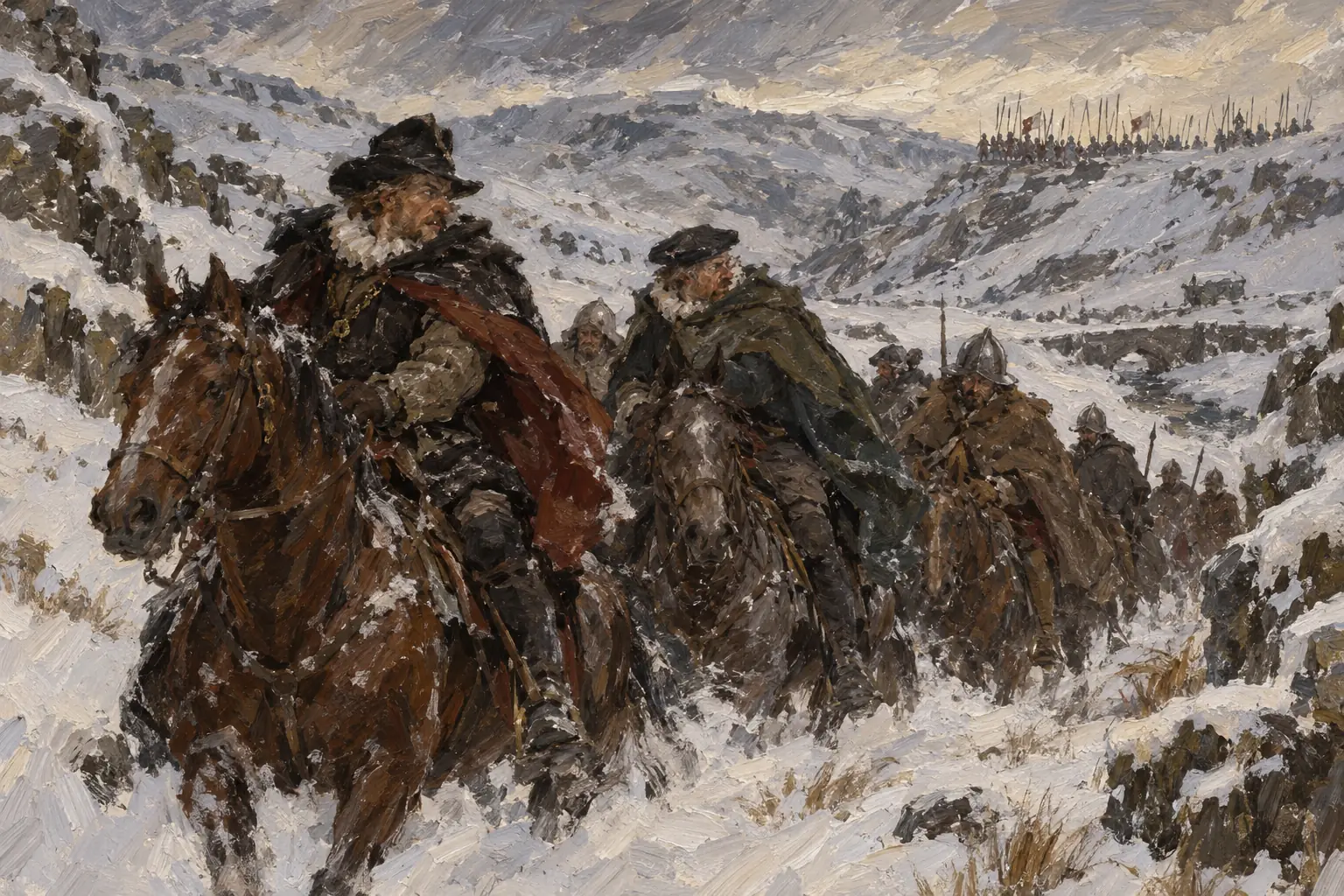 In December 1569 the rebel army broke up and the earls fled to Scotland