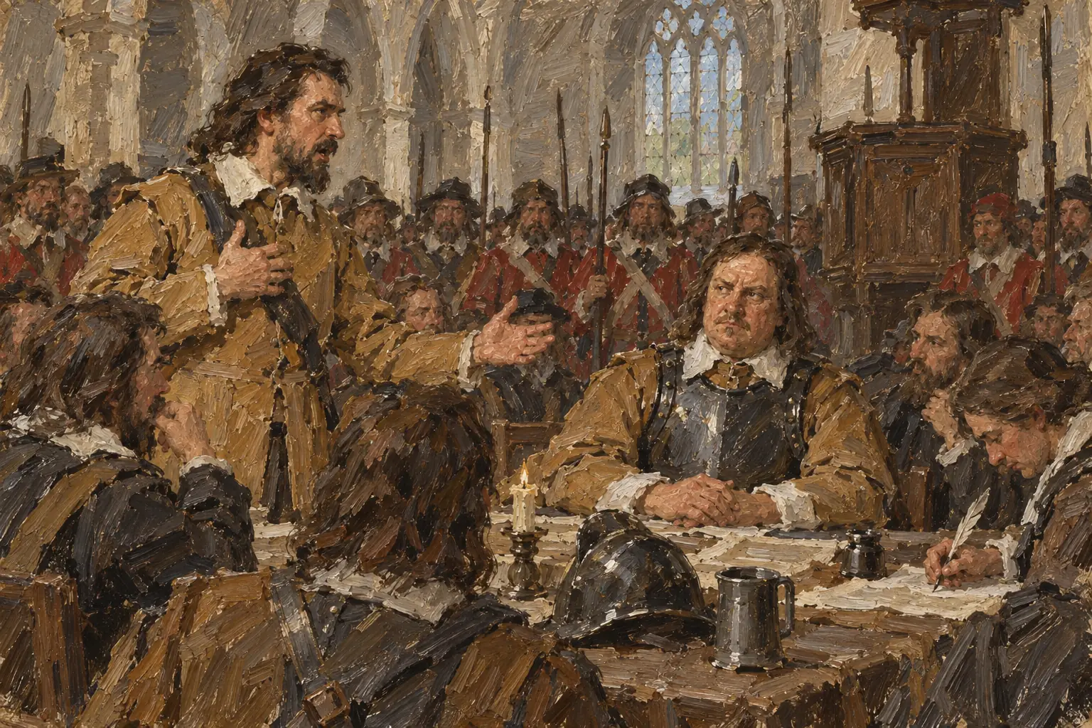 At the Putney Debates in 1647 Colonel Thomas Rainsborough argued that every man should have a say in choosing the government