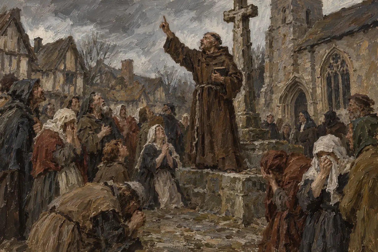 Many saw the plague as God's anger at humanity's sins