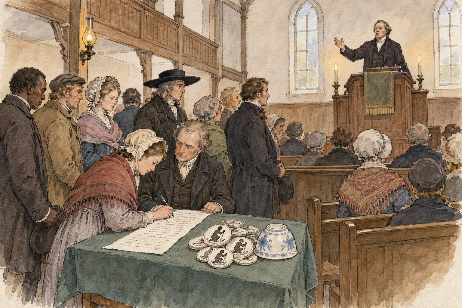 Campaigners collected signatures for mass petitions, sold medallions showing a kneeling enslaved man, and urged people to stop buying slave-grown sugar