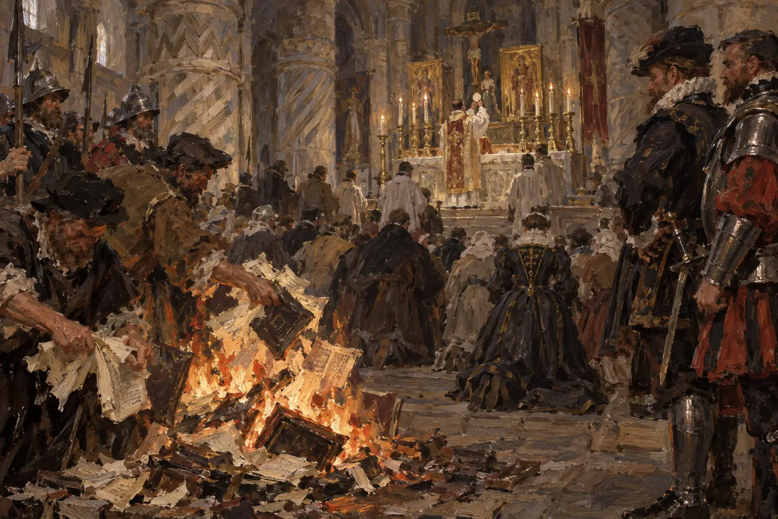 In November 1569 the rebels seized Durham Cathedral and held a Catholic Mass there.