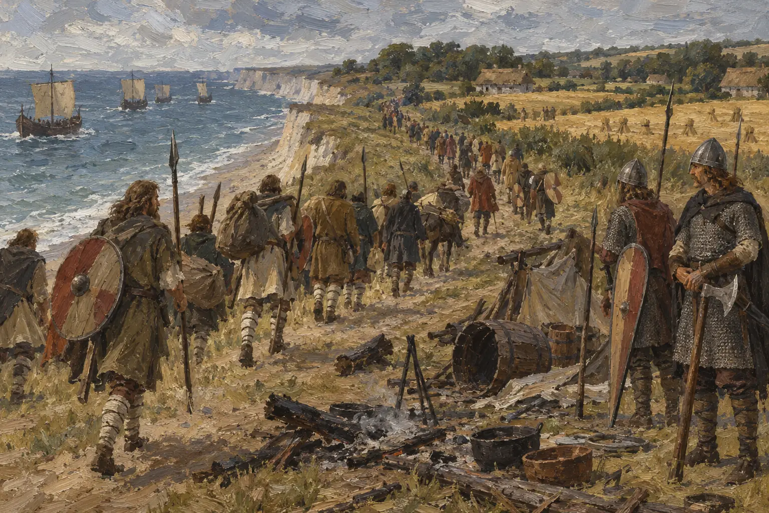 On 8 September 1066 Harold had to send home the fyrd that had guarded the south coast all summer