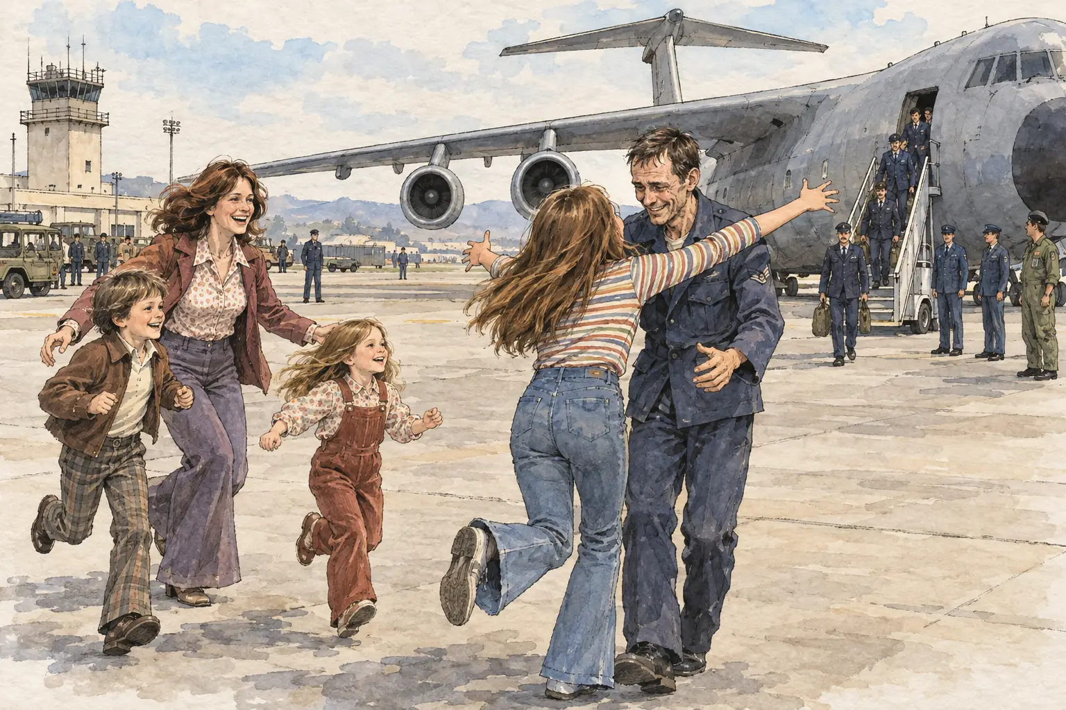 Under the agreement, both sides released their prisoners of war, and American prisoners came home to their families in 1973.