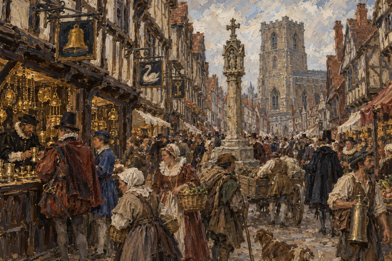 London grew rapidly, reaching about 200,000 people by 1600 as migrants arrived looking for work