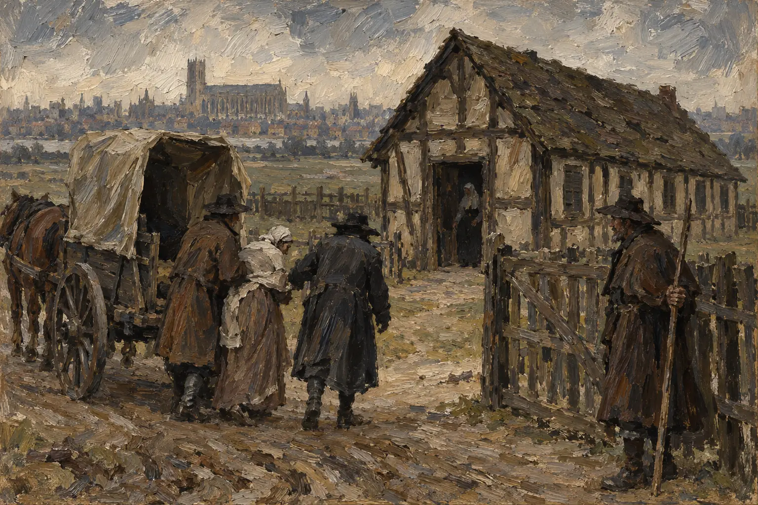 Pest houses were set up to isolate people with highly infectious diseases such as the plague.