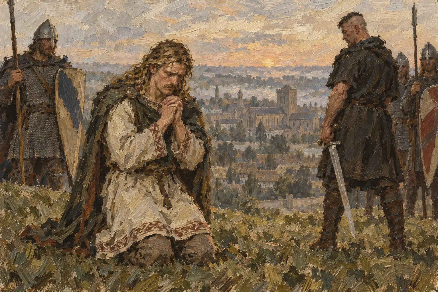 Waltheof, the only English earl in the plot, was beheaded for treason, while Roger was imprisoned for life and Ralph escaped to Brittany.
