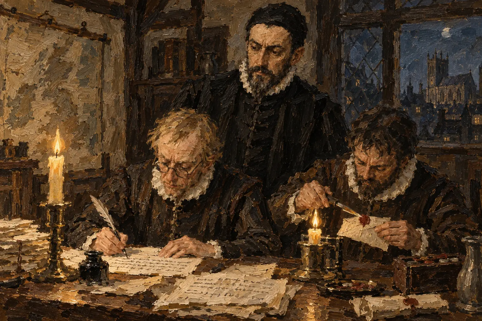 Walsingham's agents opened and decoded intercepted letters, then resealed them and sent them on so the plotters would keep writing.