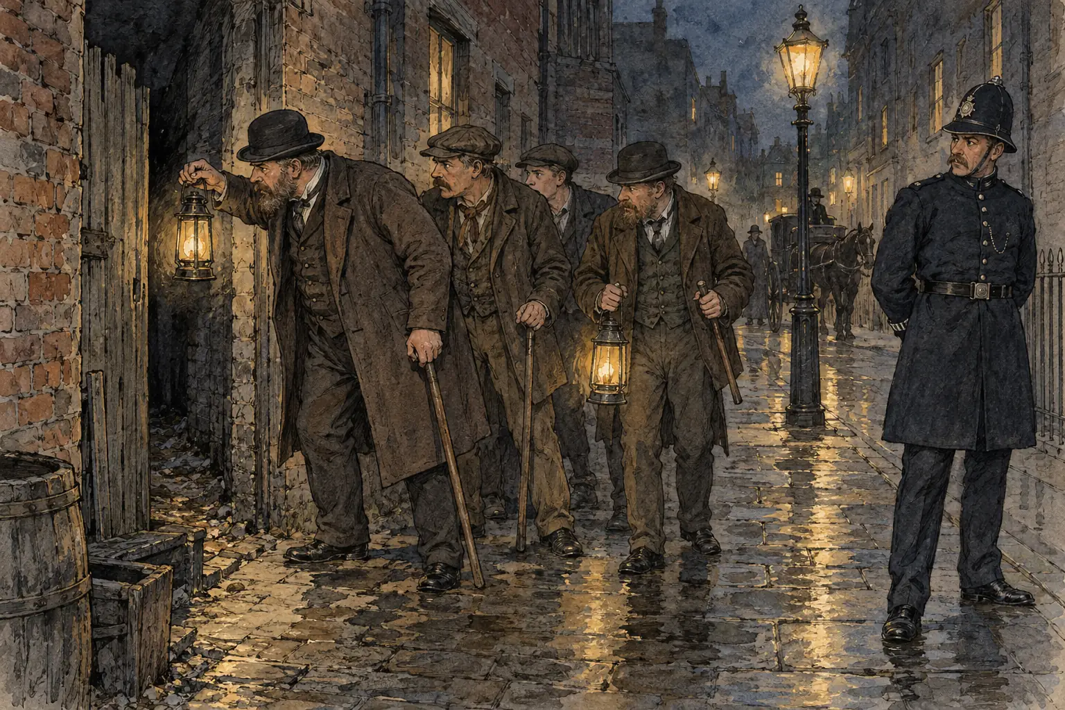 Local businessmen and residents formed the Whitechapel Vigilance Committee in 1888 and patrolled the streets at night.