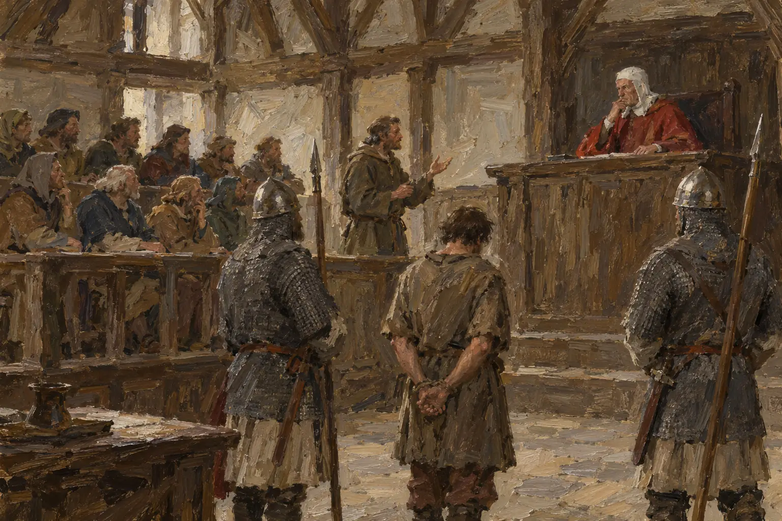 Once priests could no longer take part in ordeals, royal courts turned to juries of local men to decide guilt.