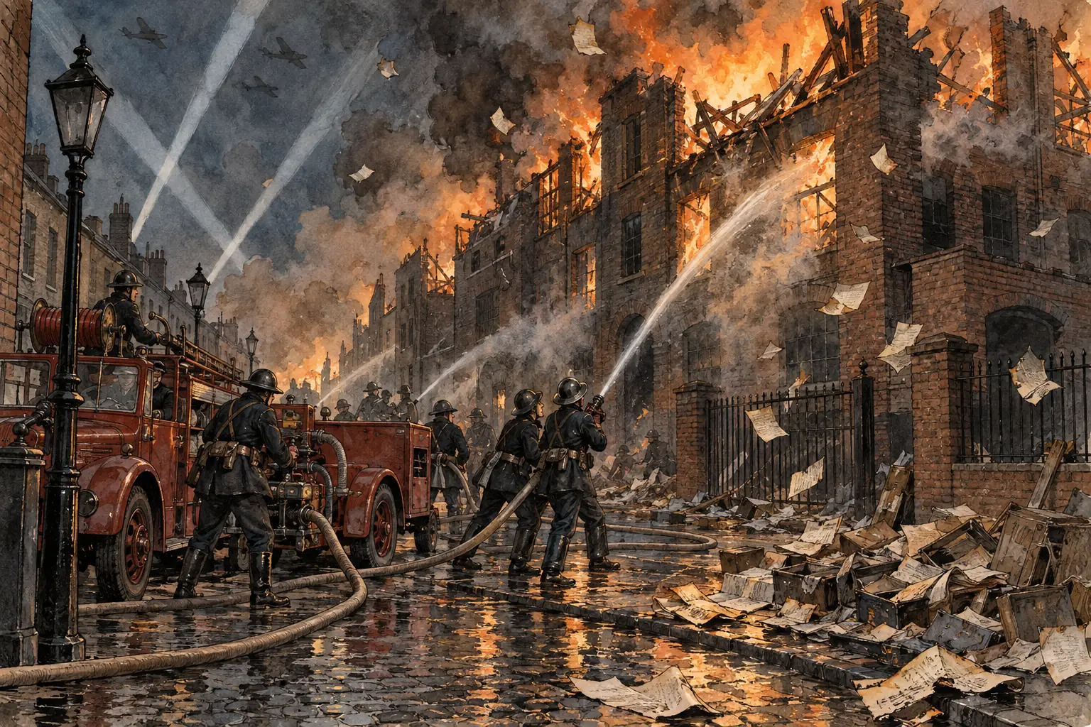 In September 1940 a German air raid set fire to the War Office record store in Arnside Street, London, destroying about 60 per cent of the service records of First World War soldiers, so some enquiries have far fewer surviving sources to draw on.