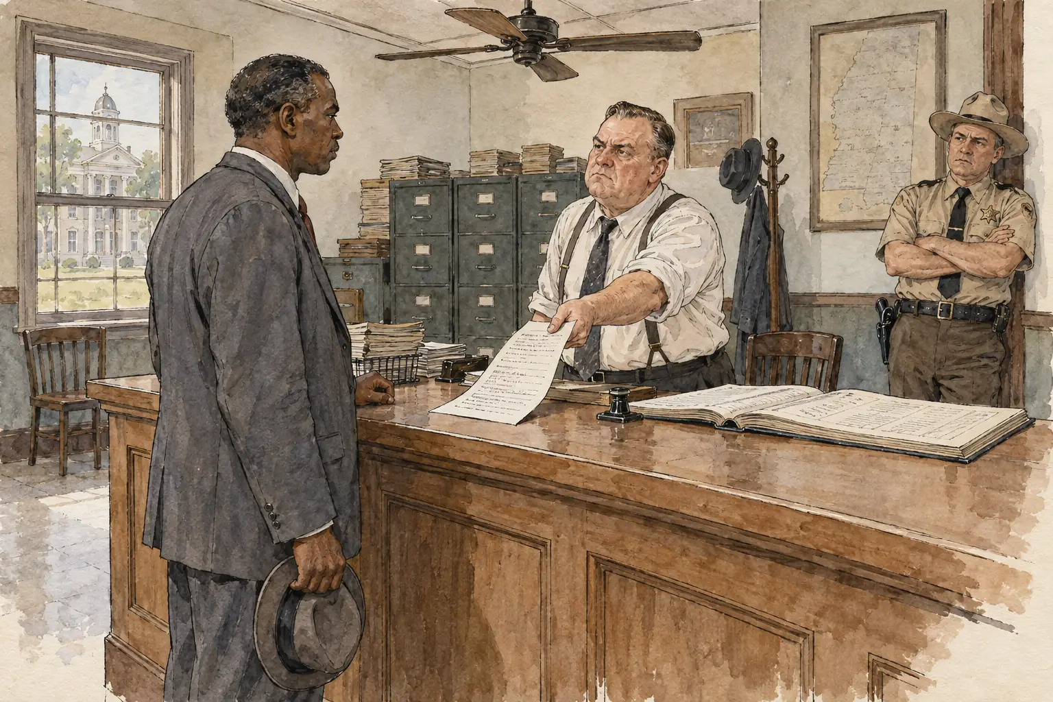 White county registrars decided who passed the literacy test, so they could fail a well-educated Black applicant for any reason they chose.