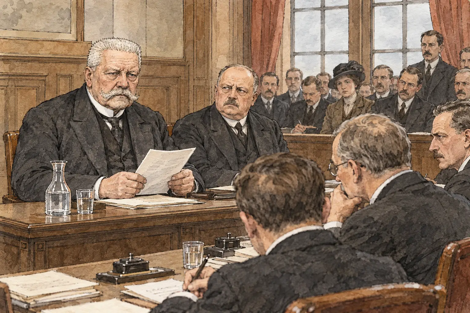 Hindenburg tells a Reichstag committee in November 1919 that the army was 'stabbed in the back'