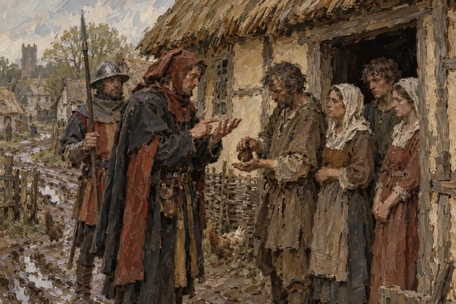 Poll taxes, charged on every adult to pay for the war with France, fell hardest on the poor, and the third, collected in 1381, was the heaviest.