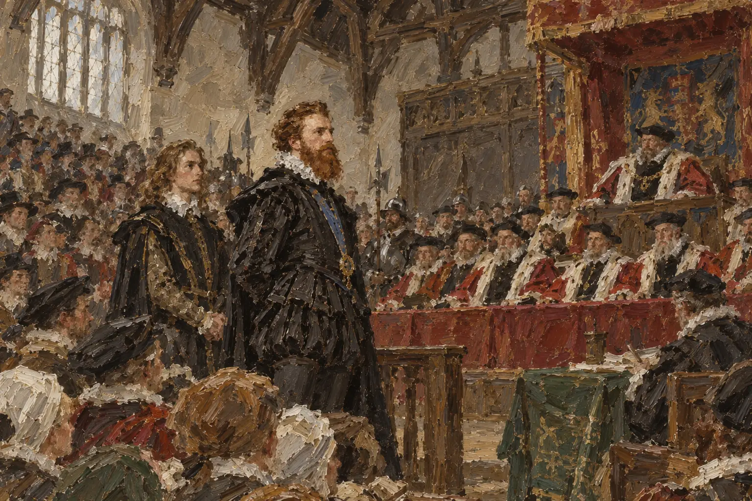 Essex was tried for treason on 19 February and executed on 25 February 1601