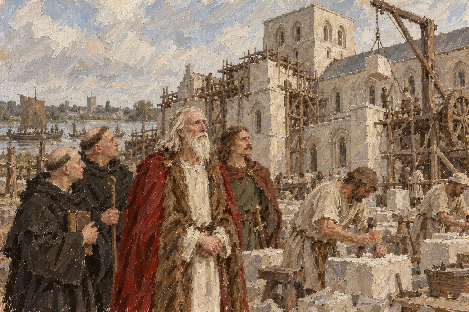 Edward was famous for his piety, and his great building project was the new abbey church at Westminster.
