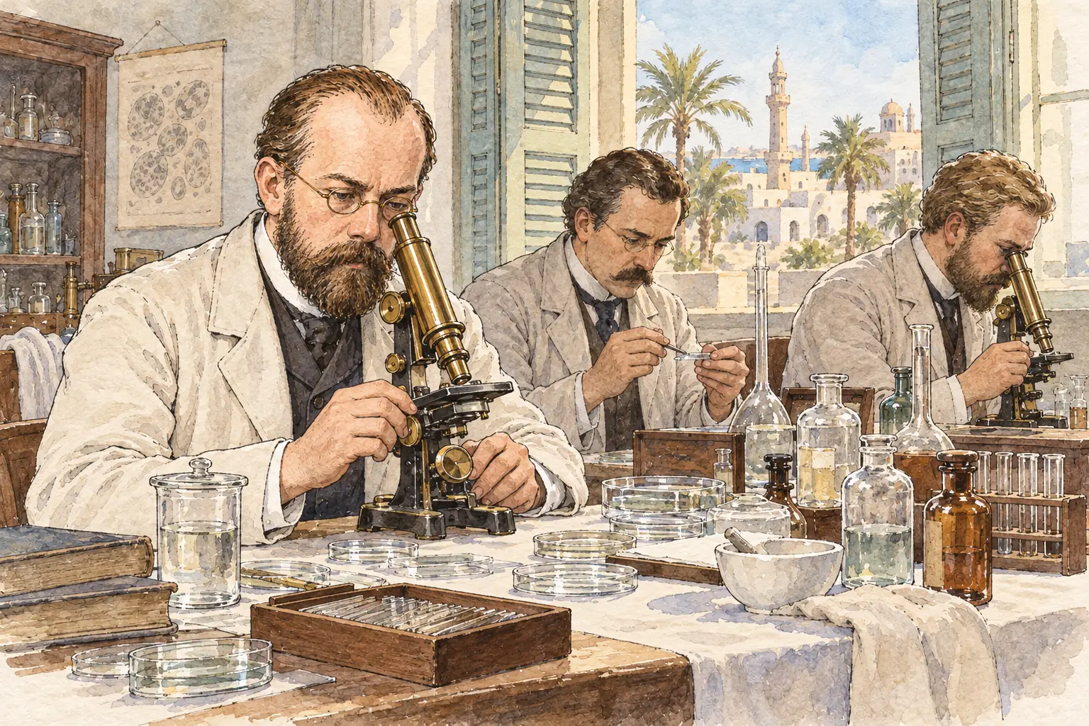 In 1883 he isolated the cholera bacterium during an outbreak in Egypt