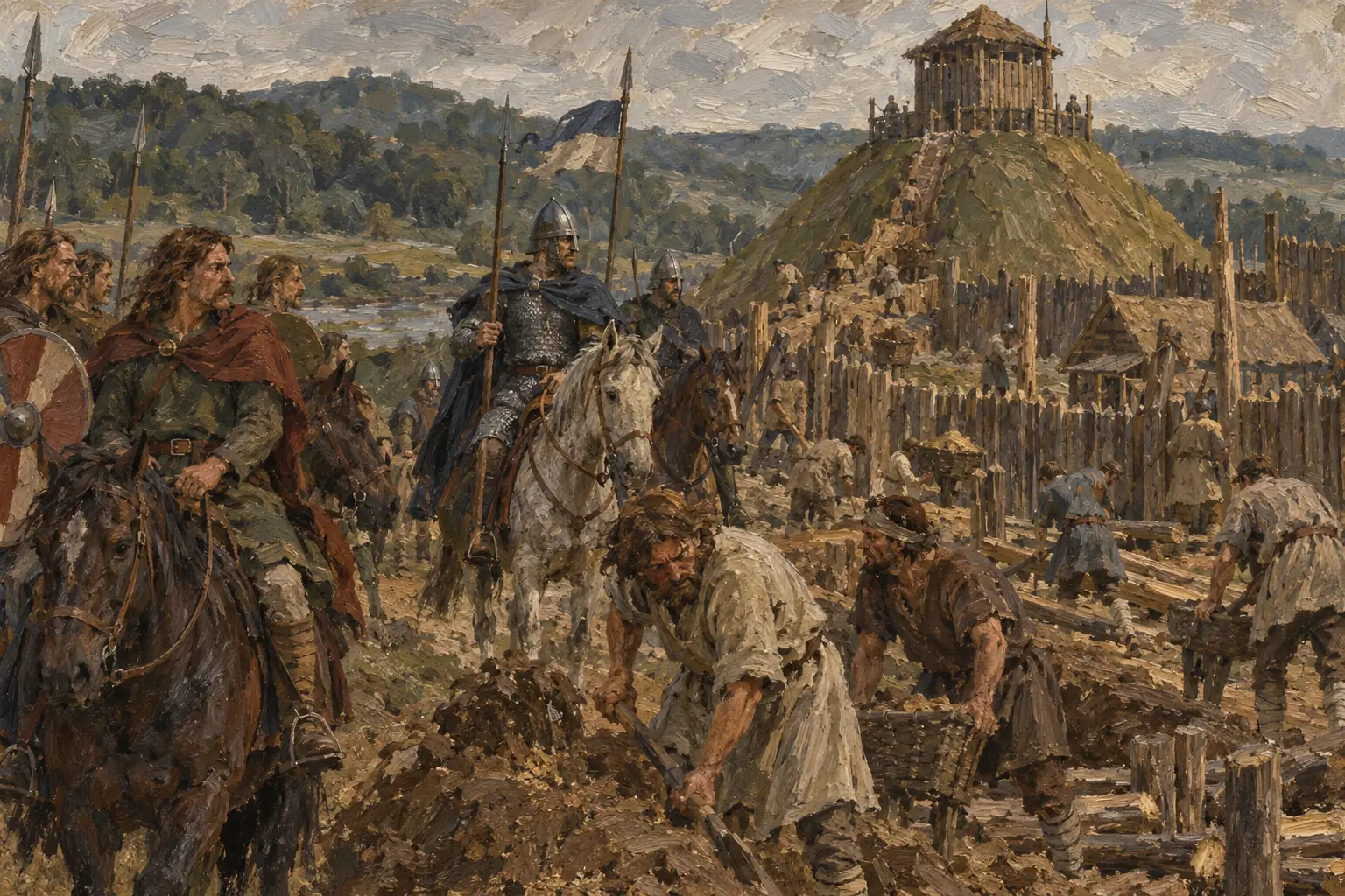 Edward gave land and posts to Normans, and the castles some of them built in Herefordshire, among the first in England, angered the English nobility.