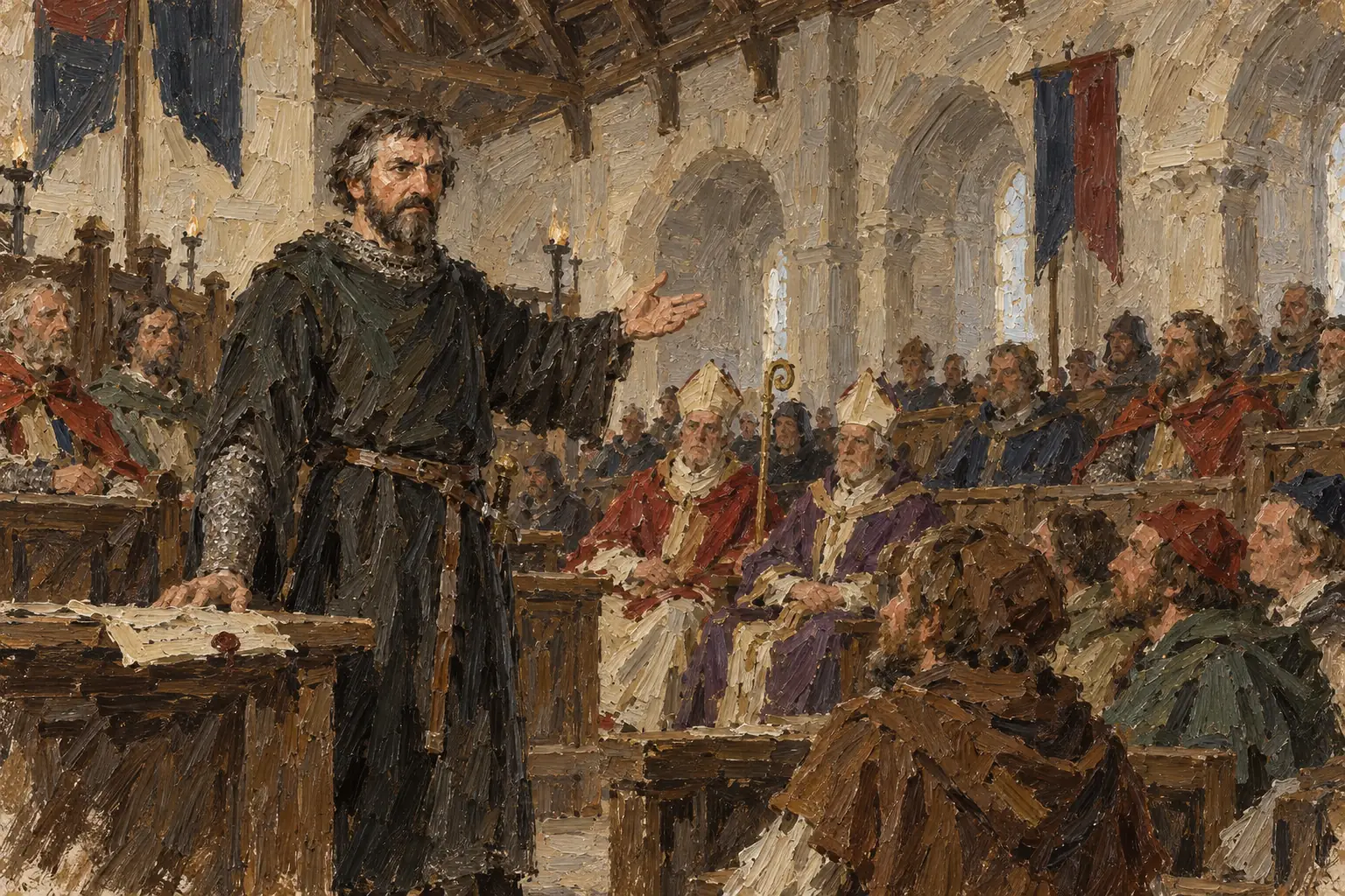 De Montfort's parliament of January 1265 summoned knights from the counties and burgesses from the towns