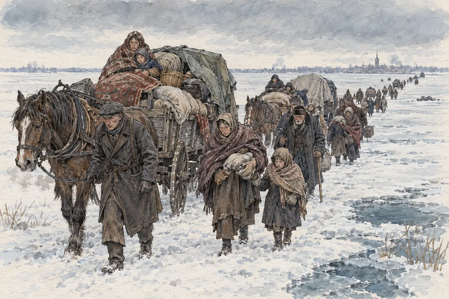From the winter of 1944-45 millions of Germans fled west as the Red Army advanced