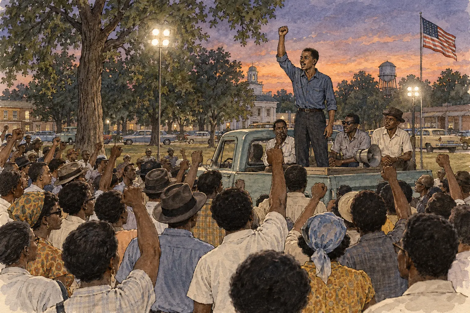 Stokely Carmichael made 'Black Power' a national slogan when he used it to rally marchers at Greenwood, Mississippi, on 16 June 1966.