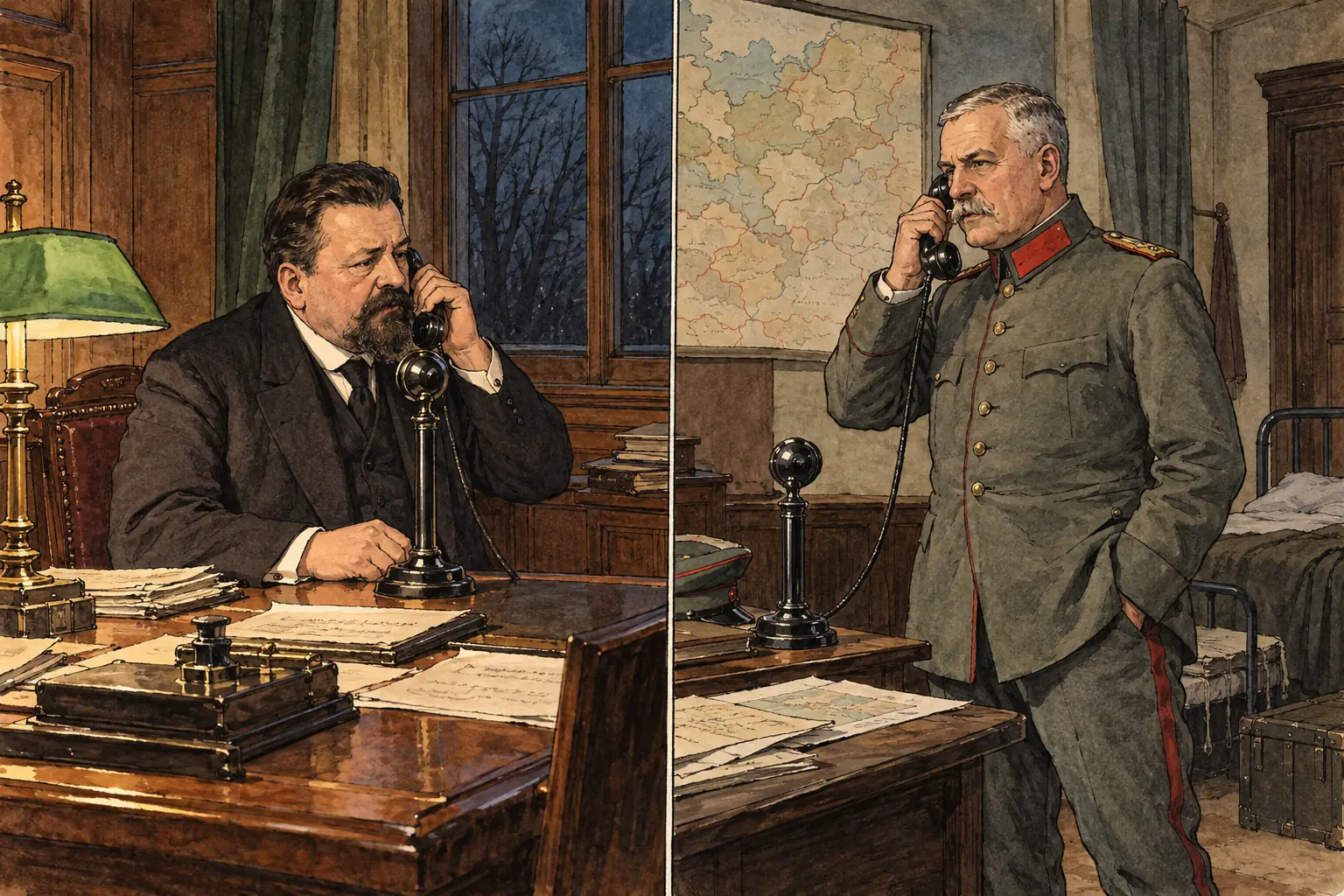 In the Ebert-Groener Pact, agreed by telephone on 10 November 1918, the army promised to support Ebert's government against revolution, and in return Ebert left the army's officers in charge.