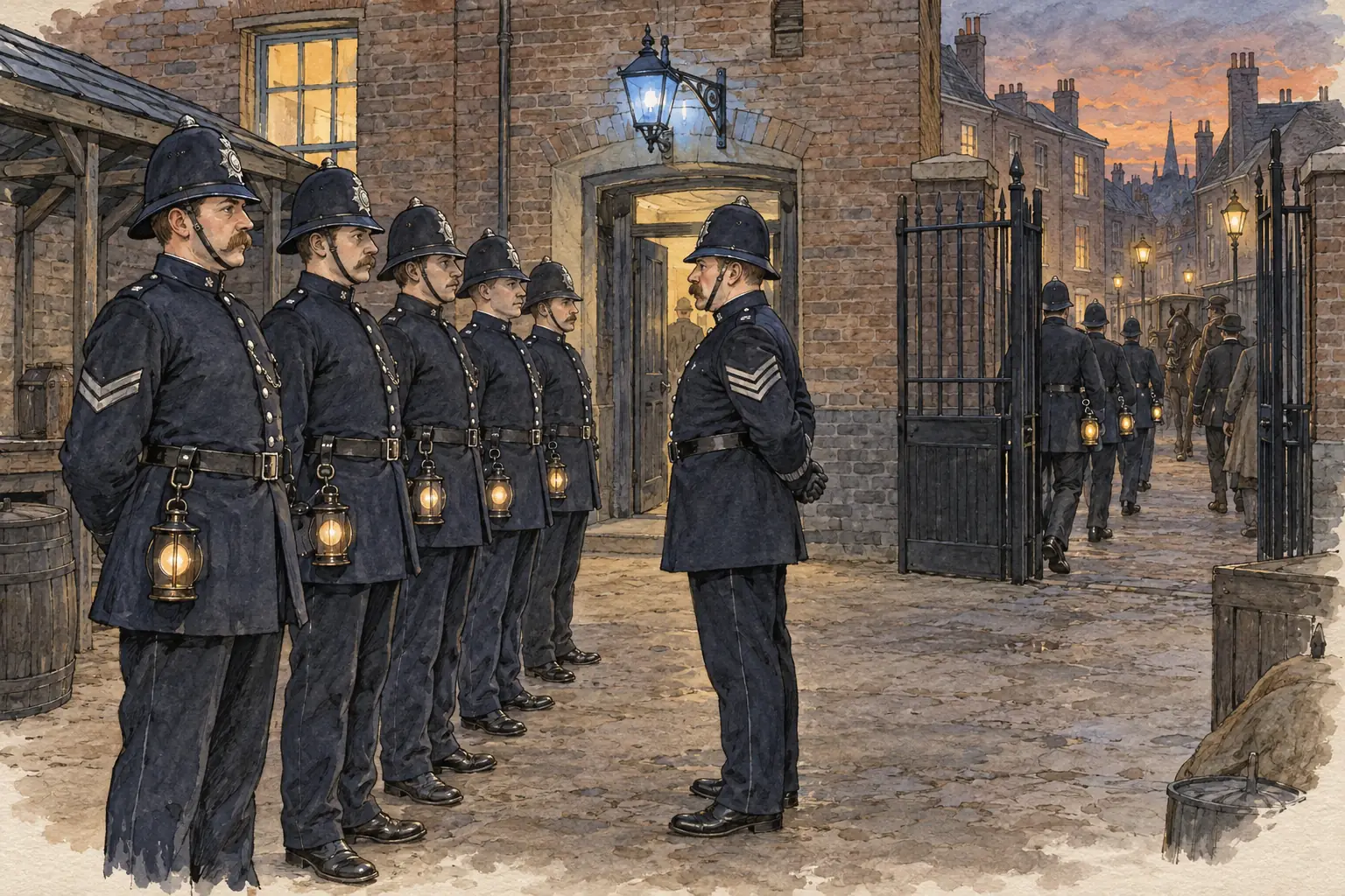 H Division policed Whitechapel from its station on Leman Street, with around 500 officers in 1888.