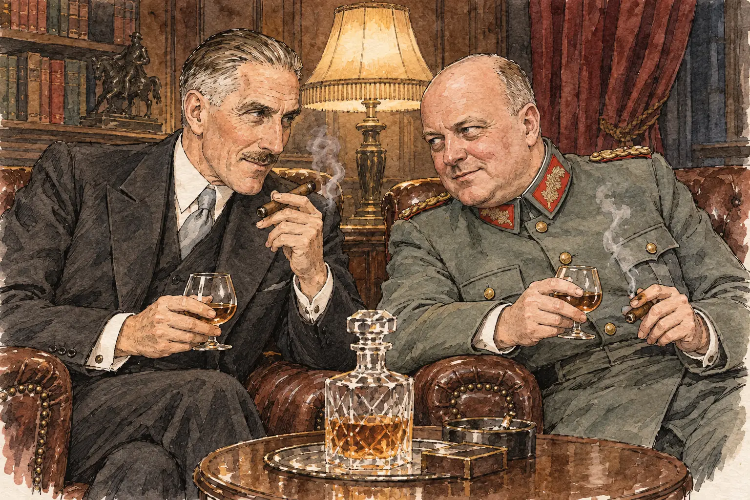 Papen and Schleicher worked through private networks of the elite to influence Hindenburg, away from open debate in parliament.