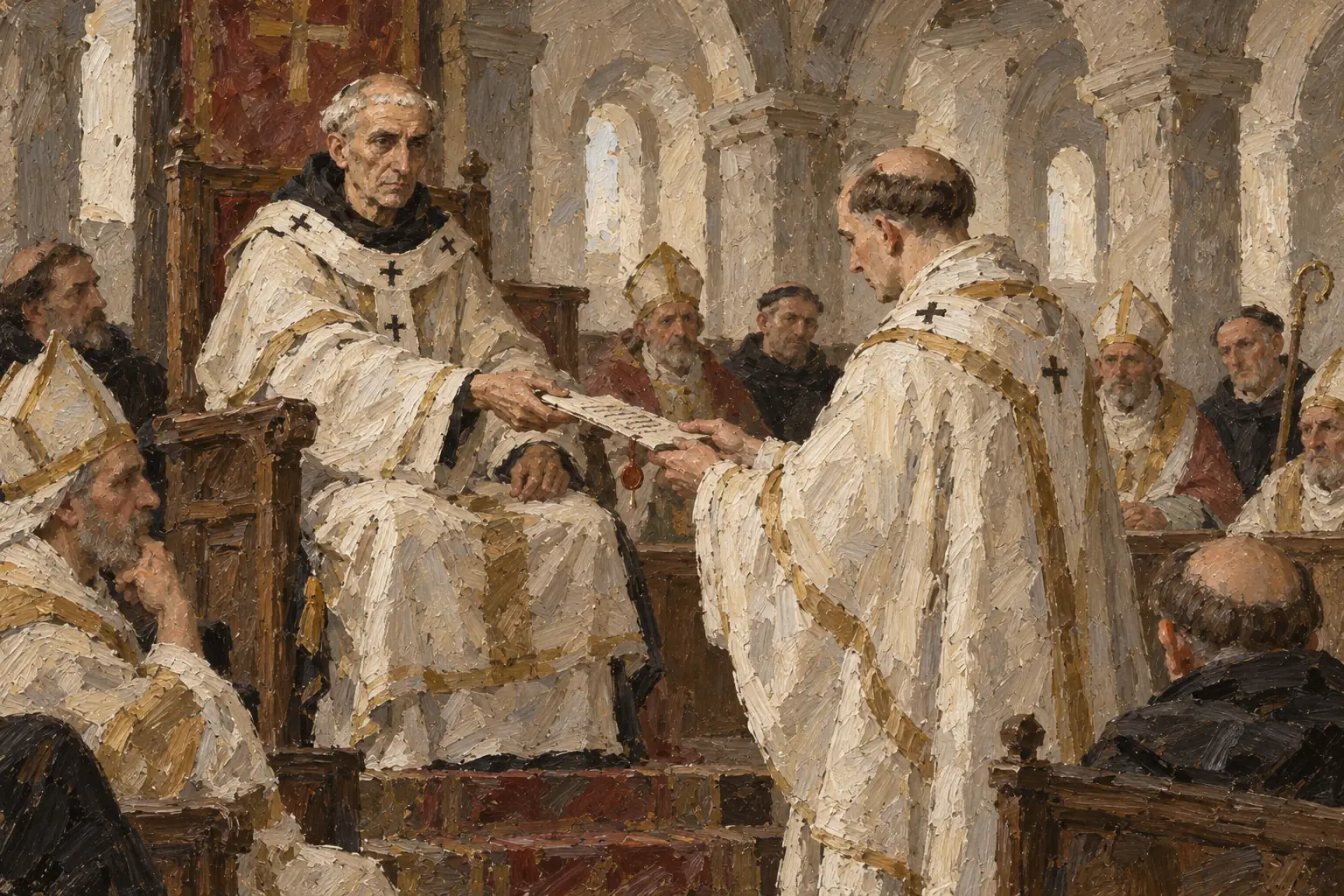 Lanfranc held regular church councils to set rules for the clergy